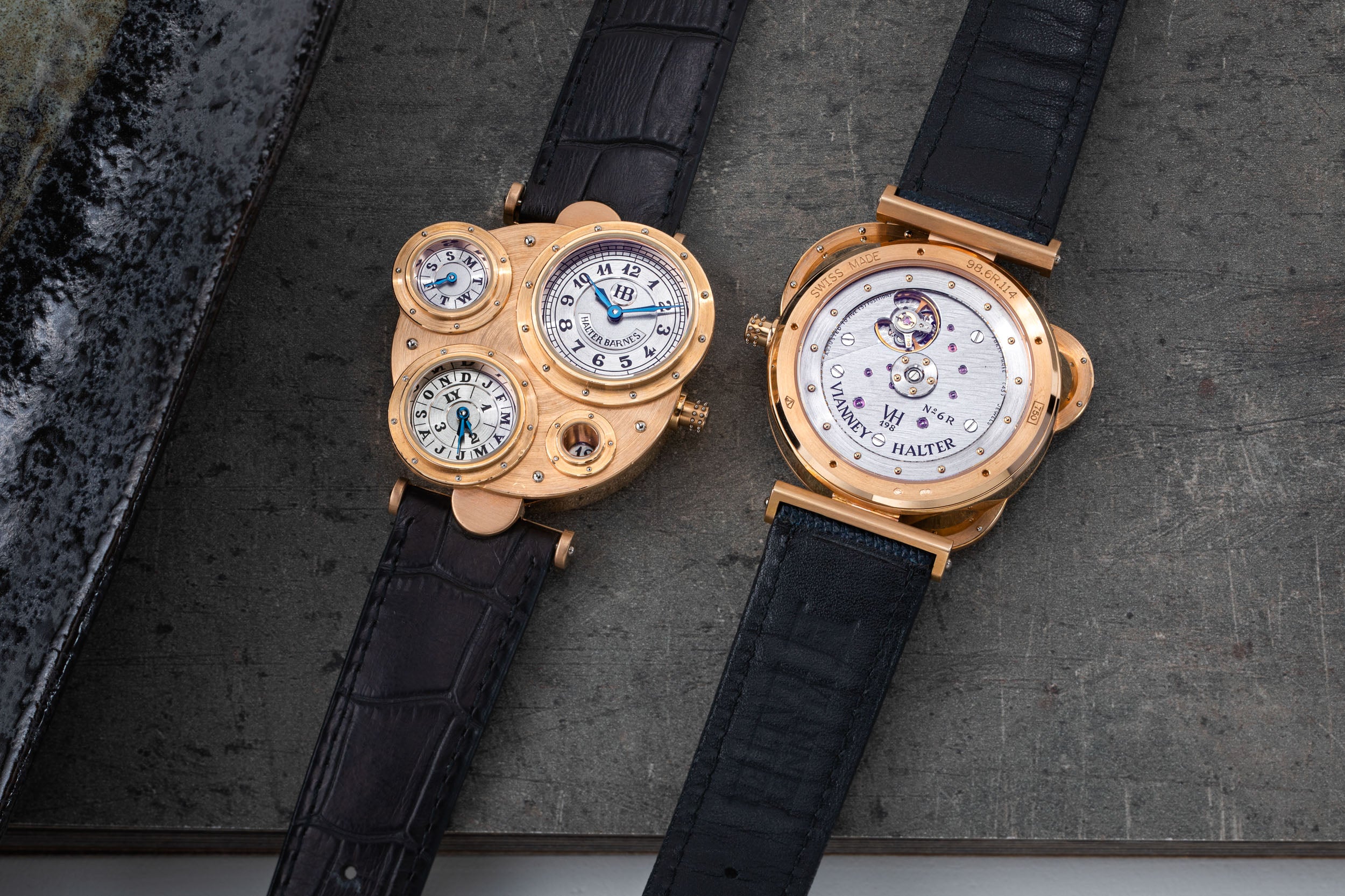 Antiqua Rose Gold - K2 Luxury Watches | Vianney Halter